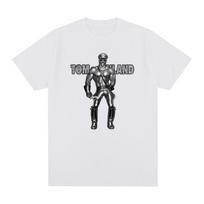 TOM OF FINLAND Karatiški ir Sunkūs Marškinėliai Medvilniniai Vyriški Marškinėliai Nauji Marškinėliai Moteriški Viršutiniai Drabužiai Unisex S