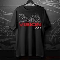Victory Vision Tour 2008-2018 Motociklininko marškinėliai kelionėms Vyrų ir moterų marškinėliai M black