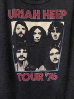 Marškinėliai 76 URIAH HEEP Grupės Juodi Klasikiniai Unisex Dydis S-5XL 1V0580 Unisex T-shirt S