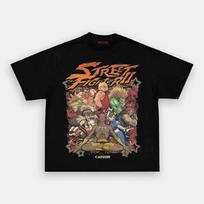 Street Fighter 2 Video Game Retro Graphic Tee Unisex Short Sleeve Shirt S-5XL Unisex T-Shirt S