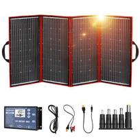 DOKIO 300W rinkinys SULANKSTAMA nešiojama saulės panelė MONOkristalinė su 2 USB prievadais Lauko veiklai A18