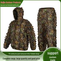 3D Leaf Camouflage Invisibility Ghillie Suit for Hunting and PUBG Children's Size