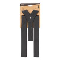 Decathlon Unisex Slidinėjimo Kelnės Petnešėlės L/XL juoda