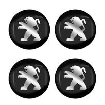 4 vnt. 56 mm automobilio ratlankio centrinis dangtelis, ratlankio apdaila, emblemos lipdukai Peugeot 206 207 208 306 307 308 508 106 107 108 2008 3008 5008
