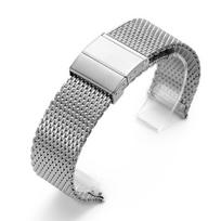Milanese Watchbands for Omega 20mm 22mm Watch Band for Seiko Strap 1.0mm Matte Polished Mesh Bracelet Stainless Steel Wristband 20mm