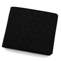 Inden Wallet Coin Case Deerskin Traditional Craft Made in Japan Black with Black Lacquer Tortoiseshell [Indenya] Bi-fold Men's No.2006 ([1-003]
