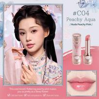 Flower Knows Butterfly Cloud Collection Blizgus lūpų dažas Didelio blizgesio drėkinantis neriebus 3,5g C04 Peachy Aqua