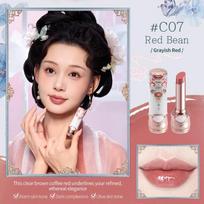 Flower Knows Butterfly Cloud Collection Blizgus lūpų dažas Didelio blizgesio drėkinantis neriebus 3,5g C07 Red Bean