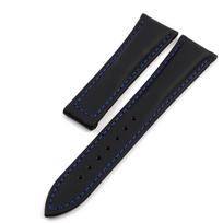 Sailcloth Leather Watch Strap 20mm 22mm for Seiko Waterproof Oxford Cowhide Watchband Quick Release Men Women Universal Bracelet 20mm