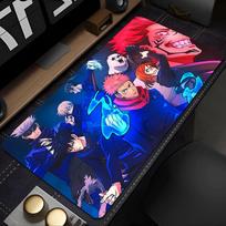 Mouse Pad Extended Gaming Jujutsu Kaisen Mousepad With Stitched Edges Desk Mat Non-Slip Base Computer Keyboard Pad For Laptop 30x60x0.2cm