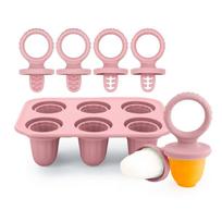 Be BPA krūties pieno ledinukų formelės Maistinės ledų formelės Aukščiausios kokybės kramtukai Dantukų dygimo palengvinimas Little Pink-1