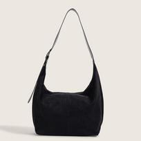 South Korean Niche Design Soft Dumpling Bag Women's Suede Retro Commuting Shoulder Cross-slung Tote juoda