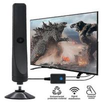 Rewave 50 mylių diapazono skaitmeninė televizijos antena su siurbtuku - Plug & Play universaliam HD kanalams