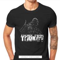 Escape From Tarkov Shooter Game Individuality T-Shirt PMC O-Neck Pure Cotton For Men - Men's Summer Cotton Graphic Tee S įvairiaspalvis