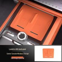 Lynk & Co 900 Center Console Storage & Wireless Charger Non-slip Silicone Pad Red Blaze Orange