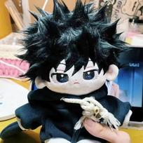 20cm Anime Jujutsu Kaisen Fushiguro Megumi Kawaii love live Cosplay Stuffed Plush Doll Cartoon Plushies Model Toy Figures Gifts no skeleton