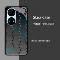 For Huawei P50 Pro Case P50E P 50 Luxury Tempered Glass Phone Case For Huawei P50 E Back Cover Fashion Protective Coque P50Pro Huawei P50E