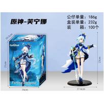 23cm Furina Figure Game Genshin Impact PVC Action Figure Anime Cute Girl Focal Focalors Collect Model Doll Toy Gift With box