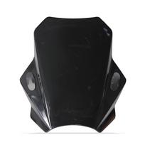 Universalus priekinis stiklas Kawasaki, Yamaha, Honda, Ducati: Tinka Z900, Z1000, MT-09 gatvės motociklams juoda