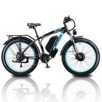 KETELES K800 E-Bike 2000W 48V23AH Battery Hydraulic Braking Electric Bicycle 21-Speed 26-Inch Fat Tire All Terrain Electric Bike black blue 2000W  48V23AH