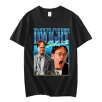 Dwight Schrute T Shirt Women The Office Tv Show Tops Tee Novelty Short Sleeve Crew Neck TShirt for Men Summer Funny T-Shirts S juoda