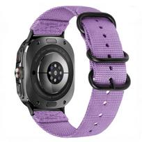Nylon Strap For Samsung Galaxy Watch 8 44mm 40mm/8 classic 46mm/Ultra  47mm Soft Comfortable Replacement Bracelet Wristband Galaxy Ultra 47mm violetinė