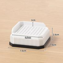 Heavy-Duty Furniture Foot Pad Square Non-slip Bed Lifter Adjustable Bed Lifts Risers Refrigerator