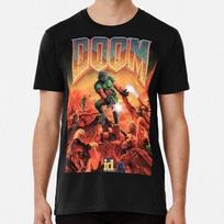 Doom Game Box Cover S to 5XL Made in the USA TShirt Unisex T-Shirt XXXL