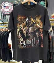 Fallout New Vegas marškinėliai Grunge Vintage 2010 m. Unisex marškinėliai S