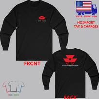 Massey Ferguson Traktorius Vyrai#039;s Juodas Dydis S iki 3XL Unisex Marškinėliai S