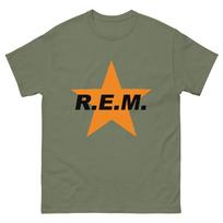 REM. 90-ųjų reprodukcija REM Žvaigždė Vintažinio stiliaus 90-ųjų grupė Unisex klasikiniai marškinėliai Unisex T-shirt XXXL