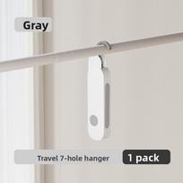 Travel Folding Clothes Hanger Portable 7-hole drying rack Travel business trip hotel multi-functional hanger balta