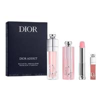 Dior lūpų dažų 3 dalių rinkinys Gloss#001 6ml+Lipstick#001 3.2g+Gloss#038 2ml