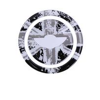 3D Dropper Adhesive Three-dimensional British Steering Wheel sticker For MINI Cooper R55 R56 R60 Interior Upgrade Accessories