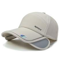 Vyriška vasarinė skydelio kepurė UV apsauga Lauko pralaidi orui Sportinė Žvejybos Beisbolo kepuraitė Vyriška Platus kraštas Skėtis nuo saulės Trucker Kepurė Vyrams Adjustable