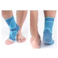 1Pair Ankle Brace Compression Support Sleeve for Injury Recovery, Joint Pain, Achilles Tendon Support,Plantar Fasciitis Foot Sock M mėlyna