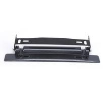 License Plate Frame Carbon Fiber Style Adjustable Universal Automobile DIY Modification
