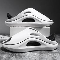Fashion Fun Tongue Slippers Men's Women Designer Slides Summer Tenis Luxury Shoes Slippers EVA Soft Mules 1 Slides Light Beach 36-37 balta
