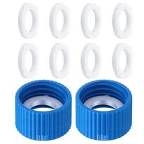 2Pcs Water Filter Coupling Kits Water Purification Adapter Filtration Cleaning Couplings with Gasket Seals Easy to Use