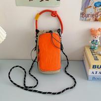 Dopamine Color Versatile Crossbody Bag: Lightweight Phone and Water Bottle Holder for Outdoor Sports & Travel žalia