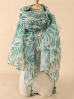 Spain Fashion Daisy Floral Tassel Viscose Shawl Scarf Lady Print Soft Pashmina Stole Wrap Snood Bufandas Muslim Hijab Sjaal One Size