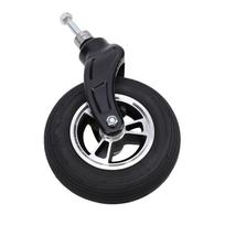 Caster Wheel 7 Inch Aluminum Alloy Hub Strong Load Bearing Non Slip Inflatable Rubber Caster for Carts Trolleys