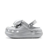 Crocs Classic Clog Klumpės Sandalai Unisex Baleto Sidabriniai Balti 39-40
