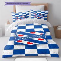 SC Heerenveen ,Modelinis patalynės komplektas Antklodė ir užvalkalai Pagalvės užvalkalas Namų dekoracija Gimtadienio dovana (1 * antklodės užvalkalas + 2 * pagalvės užvalkalai, be šerdies) 135x200cm