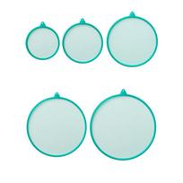 5Pcs Universal Silicone Food Fresh Keeping Cover Hangable Round Food Covers Reusable Sealed Bowl Lids Kitchen