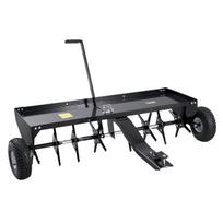 48  Tow Behind Plug Aerator with Universal Hitch Lawn Aerator Tow Behind