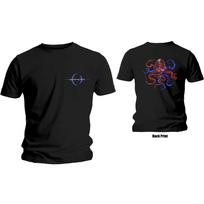 Vintažiniai A Perfect Circle aštuonkojų marškinėliai Aukštos kokybės 100% medvilnė Unisex Tamsaus meno Roko grupės spaudinys Trumpomis rankovėmis Laisvalaikio marškinėliai XL black