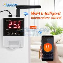 DTC1201 AC 110V 220V Thermostat NTC Sensor Digital Display WiFi Temperature Controller Electronic Digital Thermoregulator W3001