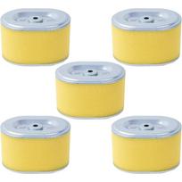 5 vnt. oro filtrų rinkinys Honda GX160 GX200 GX100 GX110 GX120, oro filtras su pirminiu filtru, profesionalios oro filtro atsarginės dalys, tinkamas 5 AG, 5,5 AG, 6 AG varikliams S