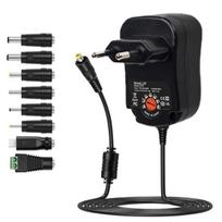 30W adapteris 3V 4,5V 5V 6V 7,5V 9V 12V reguliuojamos įtampos maitinimo adapteriai ES/JAV USB universalus įkroviklis maitinimo keitiklis su 8 antgaliais EU